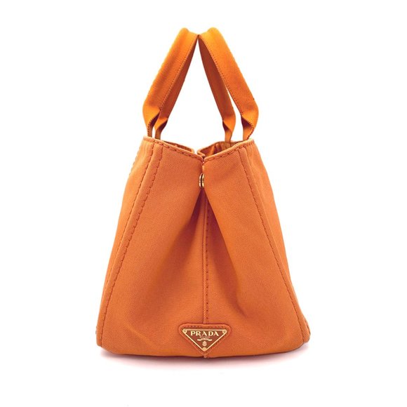 Prada Canapa MM - Orange - Picture 6 of 16